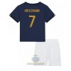 Maglia ufficiale Francia Antoine Griezmann 7 Casa Mondiali 2022 per Bambino